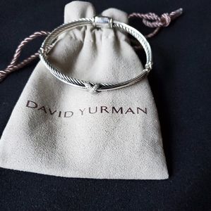 David Yurman Crossover X Bracelet with Diamonds